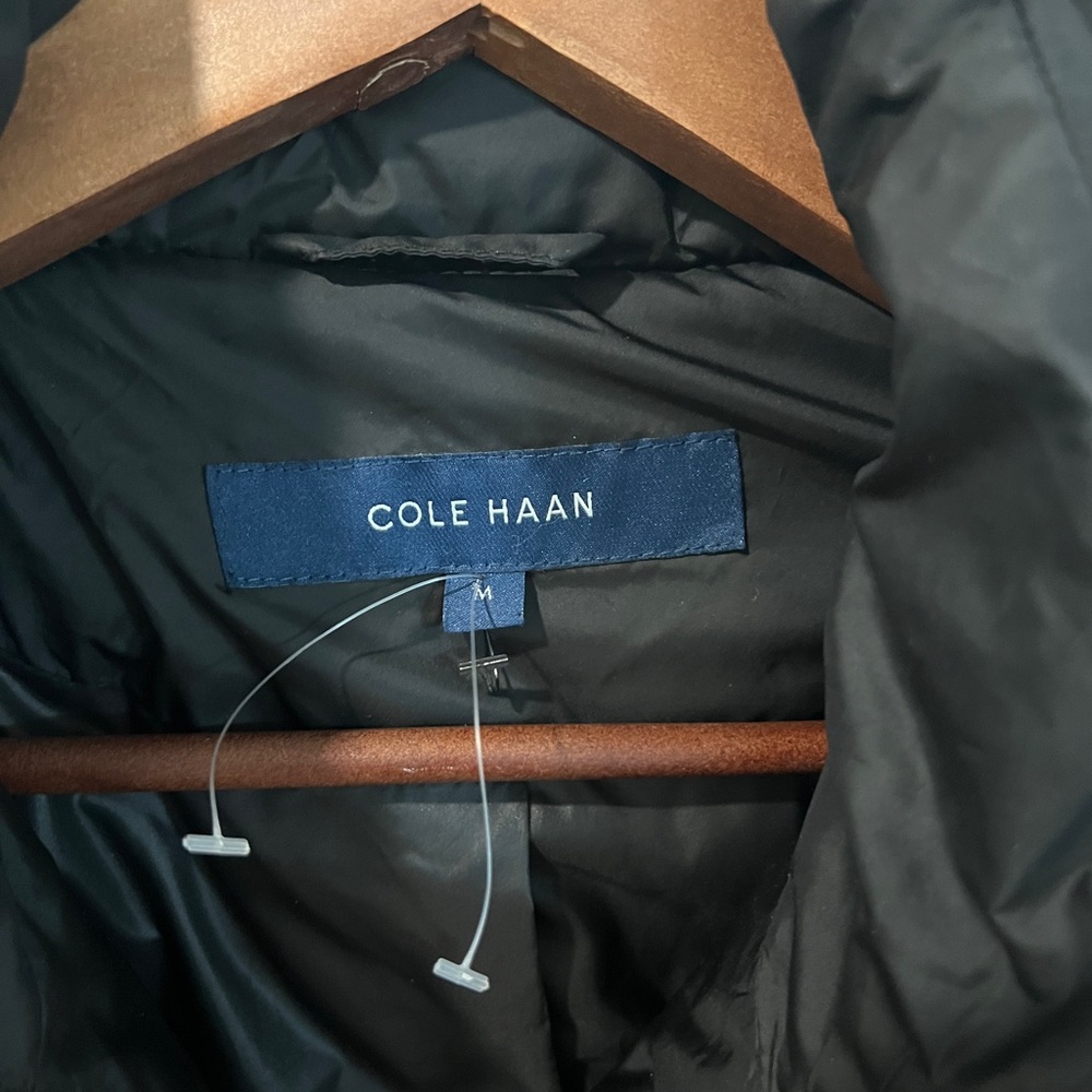 Cole Haan Dawn and Feather Women's Black Puffer Coat - Picture 3 of 11
